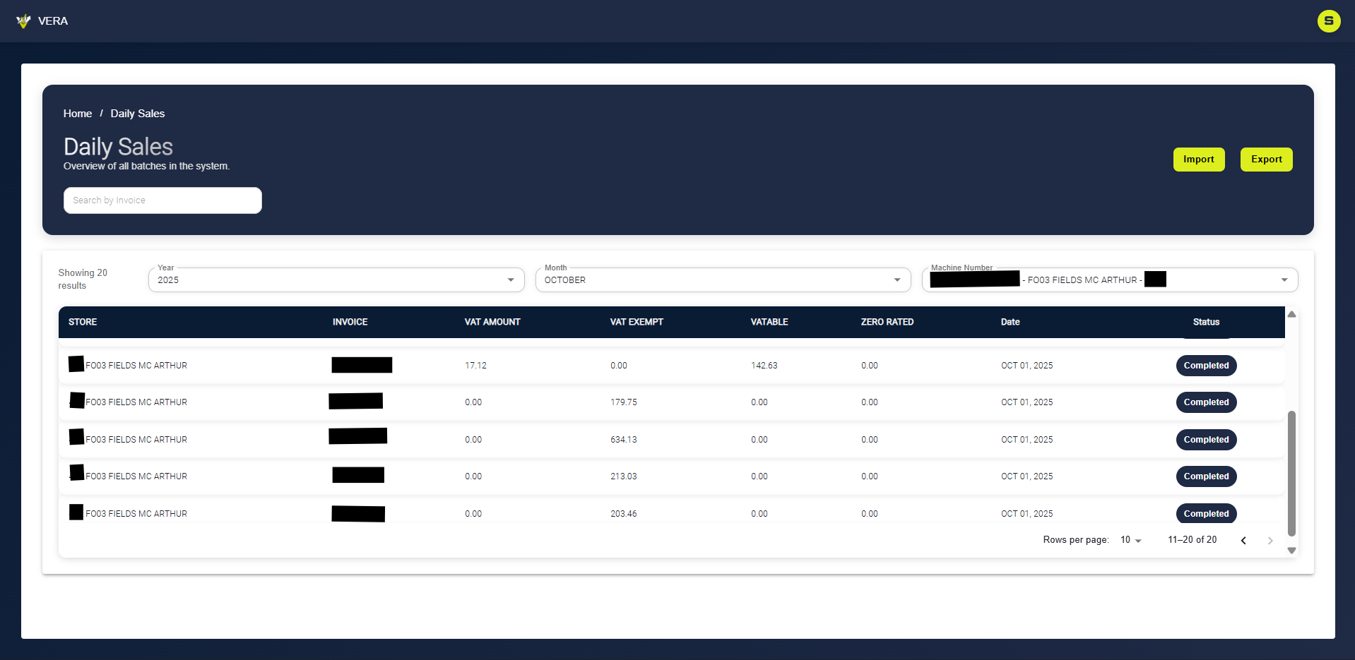 VERA — Invoice Verification, Error Review & Analysis screenshot 7